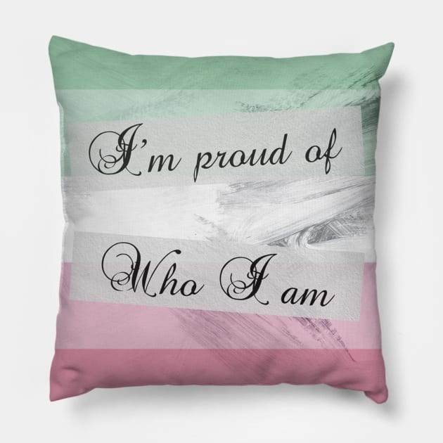 Abrosexual pride ! Pillow by Caliel