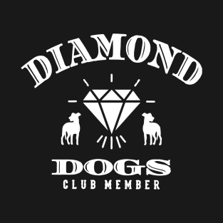 lasso Dogs Diamond Distressed Richmond Club Funny T-Shirt
