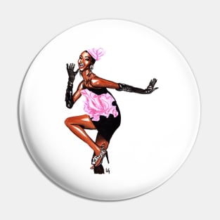 Disco girl Pin