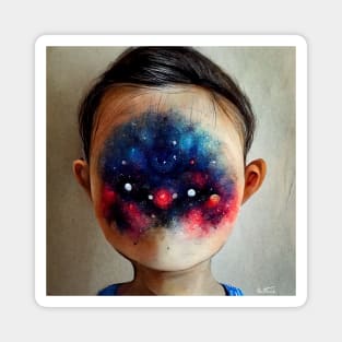 Galaxy Face Magnet