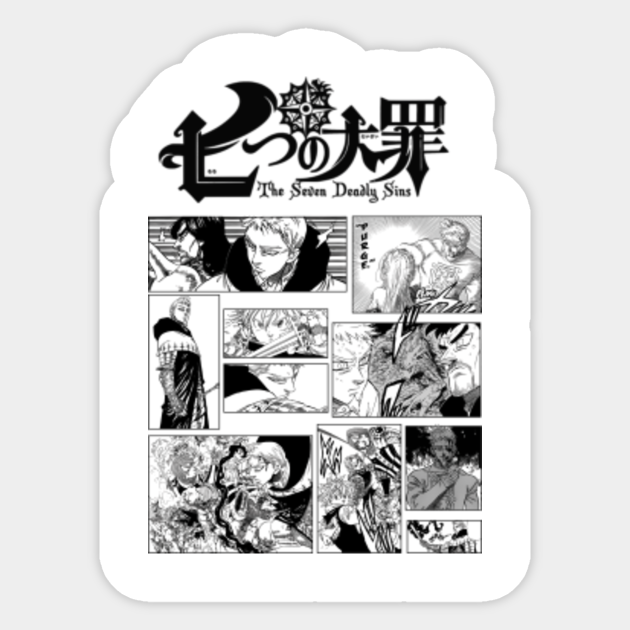 The Seven Deadly Sins Manga Nanatsu No Taizai Sticker Teepublic The seven deadly sins「 nanatsu no taizai」 is a manga serie written and illustrated by nakaba suzuki. the seven deadly sins manga