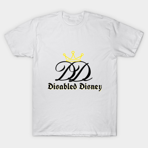 Disabled Disney Logo Transparent Background Disabled T Shirt