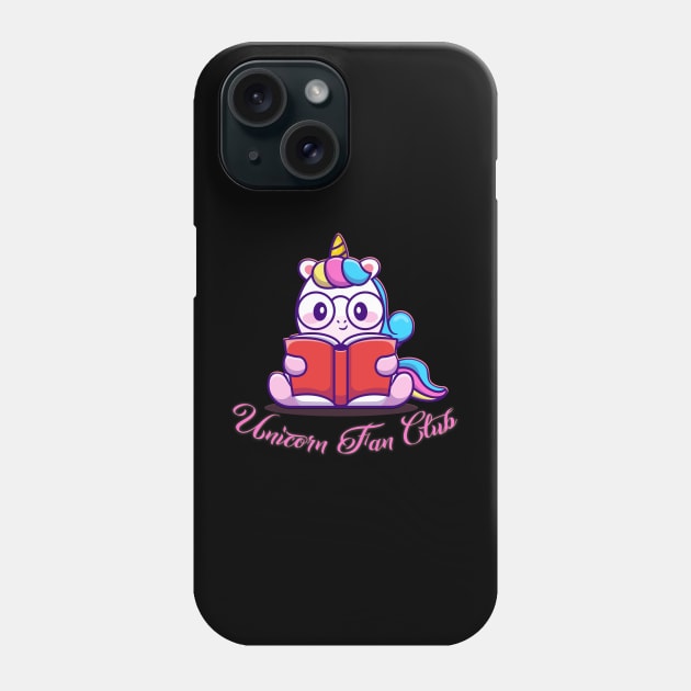 Unicorn Fan Club Phone Case by capo_tees