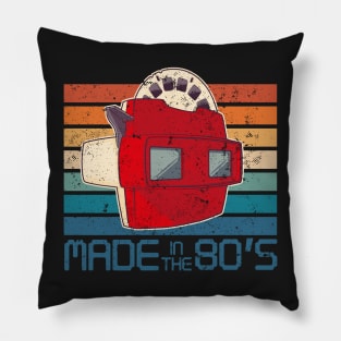 Made in the 80s viewfinder classic sunset Pillow