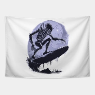 Alien surfing 88087 Tapestry