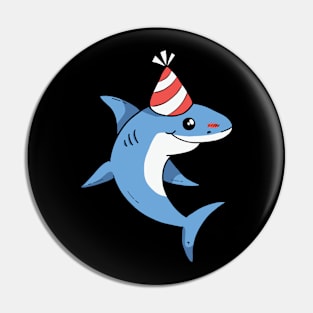 Cute Birthday Shark Pin