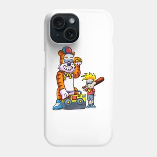 calvin and hobbes a radio connoisseur Phone Case