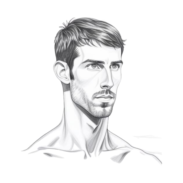 Michael phelps by  art white