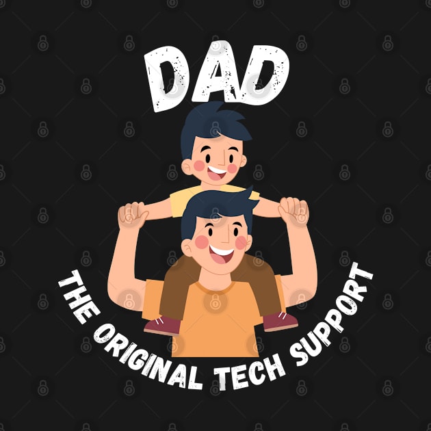 Tech-Savvy Dad: Guiding the Future Generation - Dark Colors - Boys by Layer8