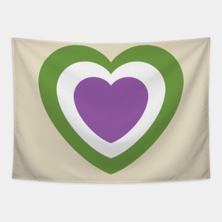 genderqueer colors heart Tapestry