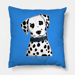 Dalmatian Eat, Play, Love Pillow