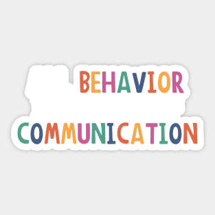 ABA stickers, Behavior Tech, BCBA, ABA gift, Sticker