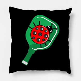 Sweet Pickleball ladybird Pillow