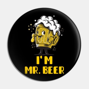 I Am Mr Beer (Yellow) Pin