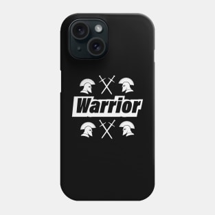 Warrior being a warrior design Phone Case