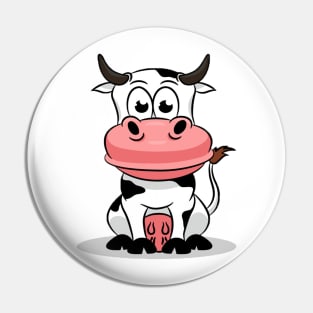 Cute cow boy Pin