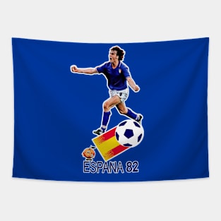 Classic World Cup Moments - Espana 82 - MARCO TARDELLI Tapestry