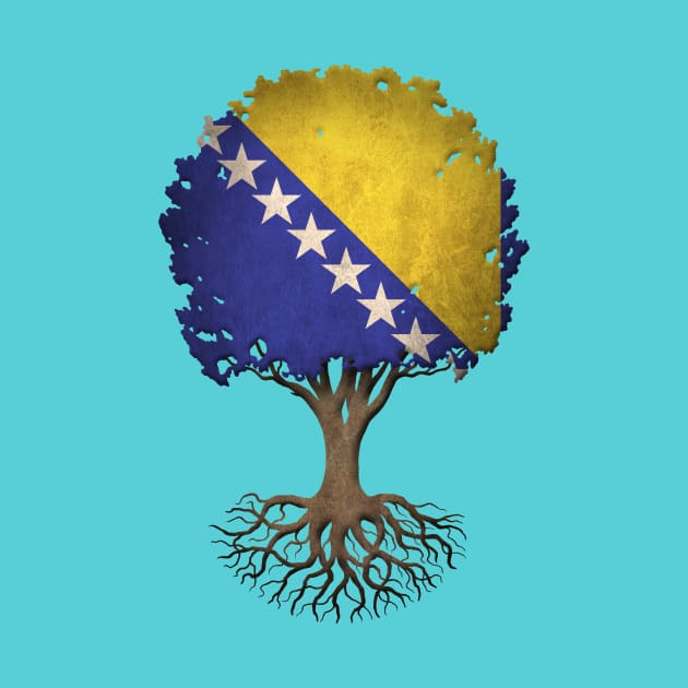 Tree of Life with Bosnian Flag by jeffbartels