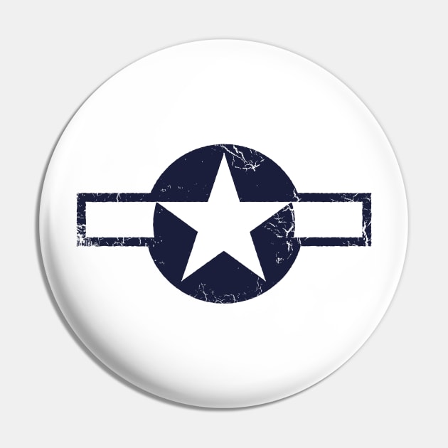 USAF WW2 Warbird Roundel Pin by Wykd_Life