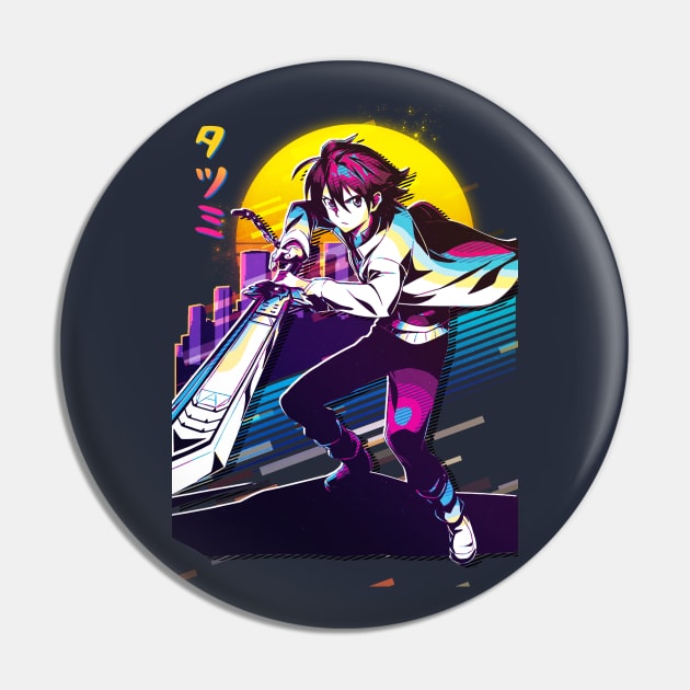 Akame ga Kill! - Tatsumi Pin by 80sRetro