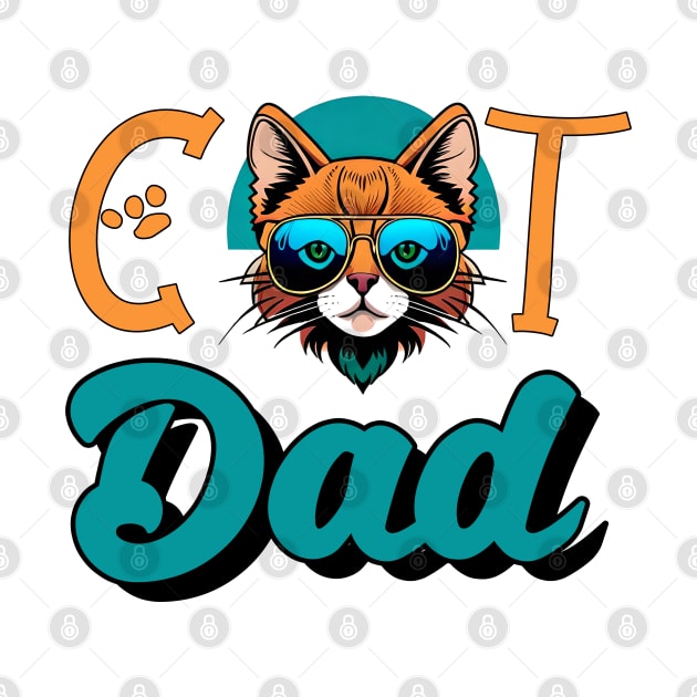 Cat Dad by oWa