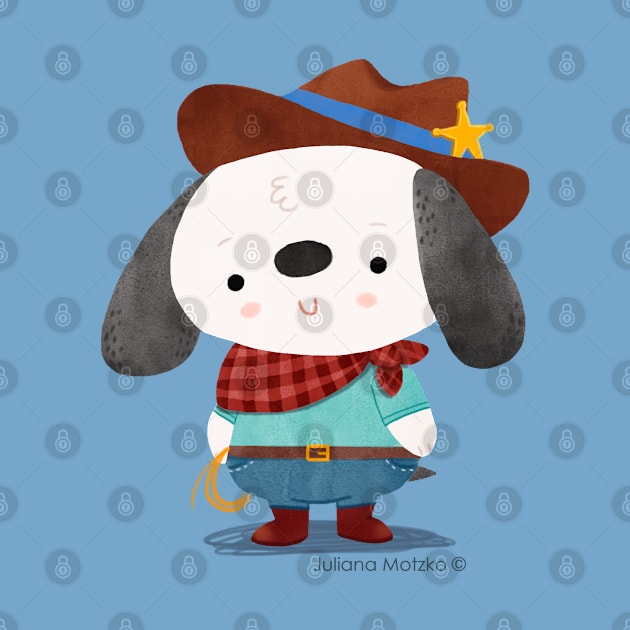 Ted The Dog Sheriff by julianamotzko