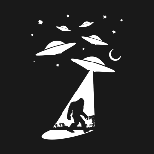 Bigfoot X Aliens T-Shirt