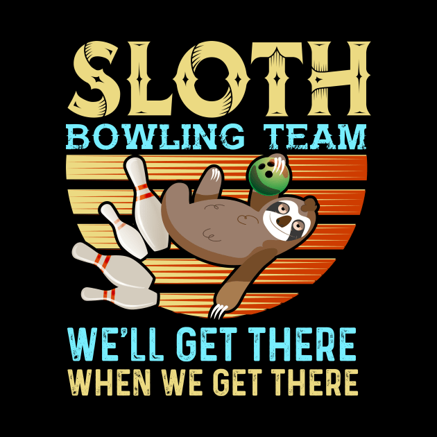 Sloth Bowling Team by Tee__Dot