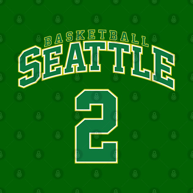 Seattle Basketball - Player Number 2 by Cemploex_Art