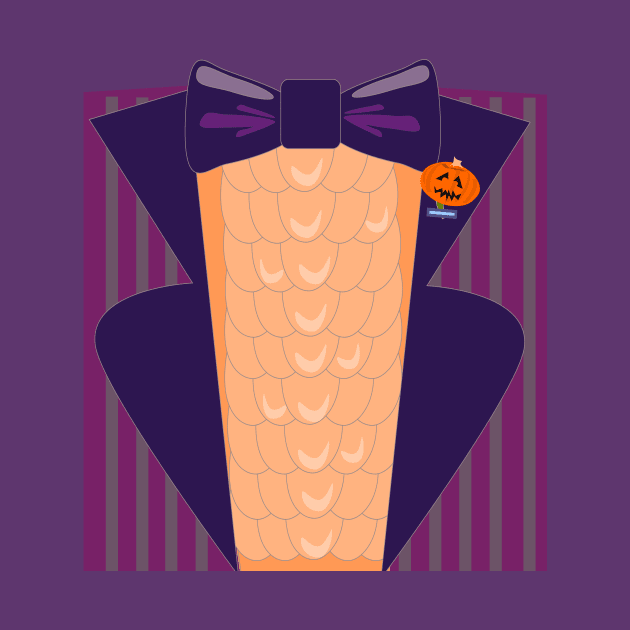 Funny Halloween Tuxedo by Tshirtfort