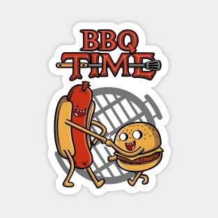 BBQ Time Magnet