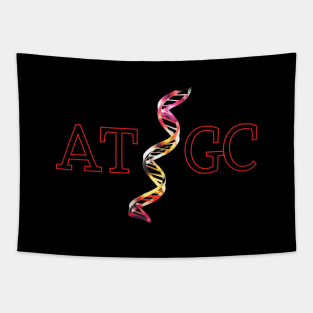 AT / GC, biotechnology, dna strand, molecular biology Tapestry