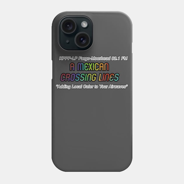 A Mexican Crossing Lines Logo Phone Case by SiqueiroScribbl