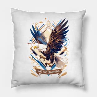 Wit and Learning - Eagle - Fantasy Pillow