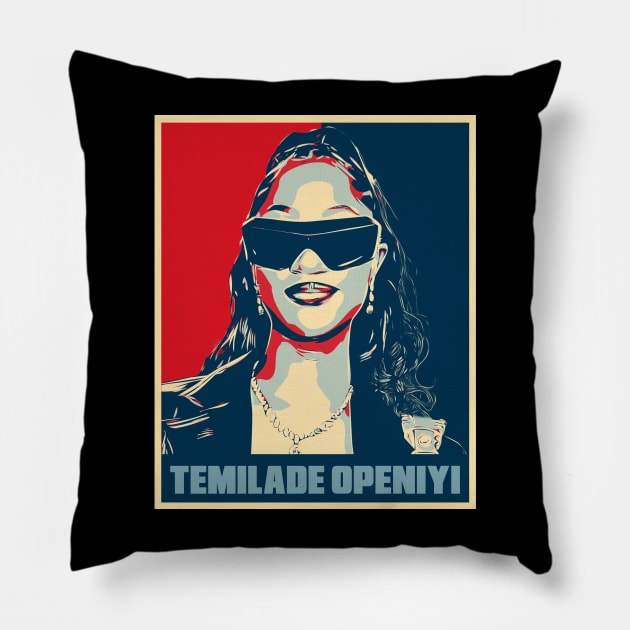 Temilade Openiyi Hope Poster Art Pillow by Odd Even