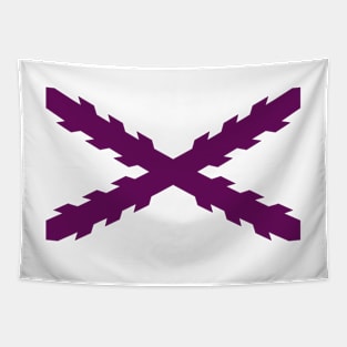 Cross of Burgundy (purple) Tapestry