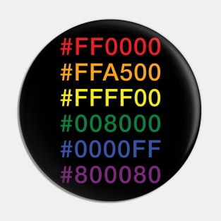 LGBTHTML Pin