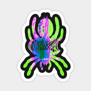 Tarantula Silhouette V31 (Tie Dye) Magnet