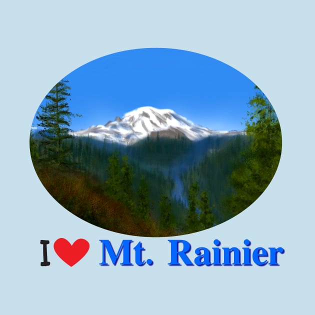 Mt Rainier by BHDigitalArt