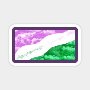 Genderqueer Sky Magnet