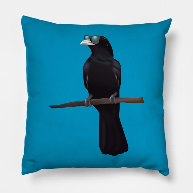 Cool Crow Pillow by whatwemade