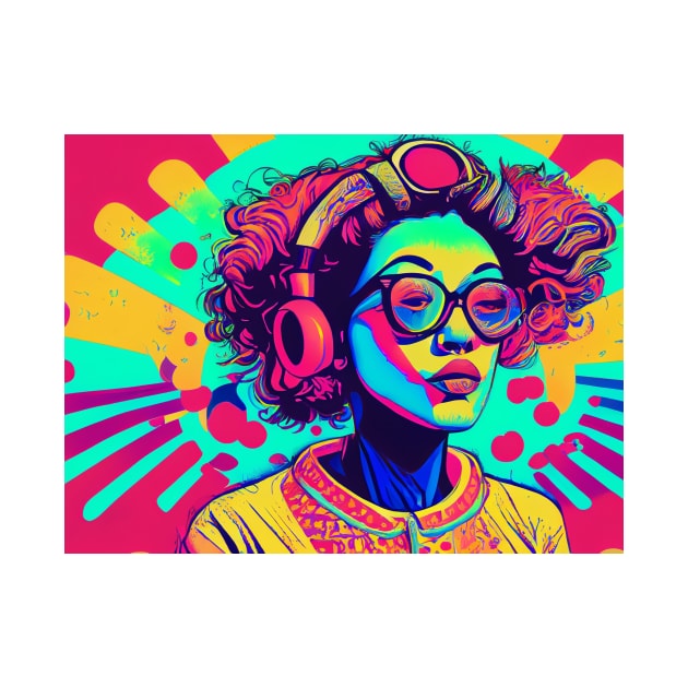 psychedelic girl by CRAZYMAN