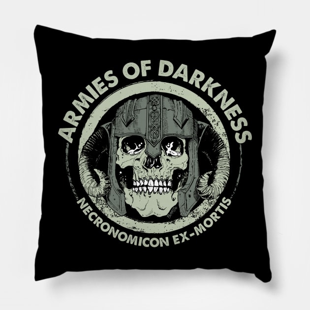 Armies of Darkness Pillow by burristx