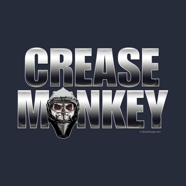 Crease Monkey (Hockey) by eBrushDesign