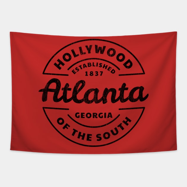 Atlanta, GA - Hollywood of the South Tapestry by LocalZonly