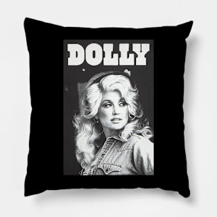 Dolly Parton Discography Dive Pillow