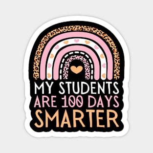 My Students Are 100 Days Smarter Teacher 100th Day Of School Magnet