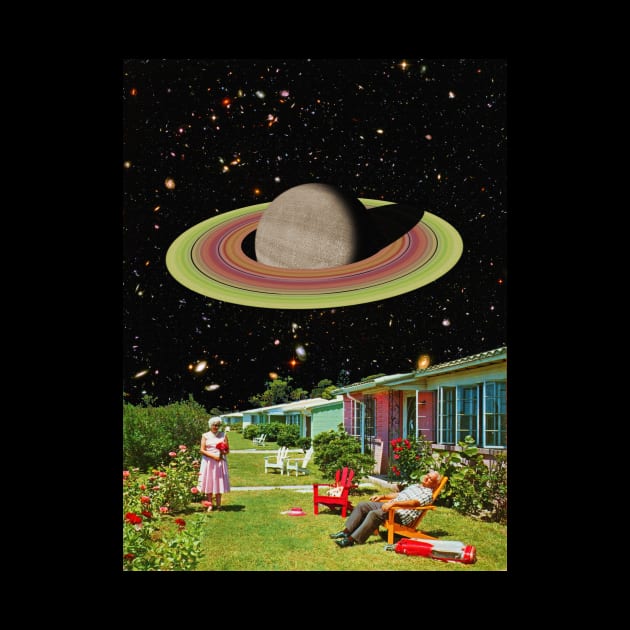 Our Best Years - Space Collage, Retro Futurism by jessgaspar