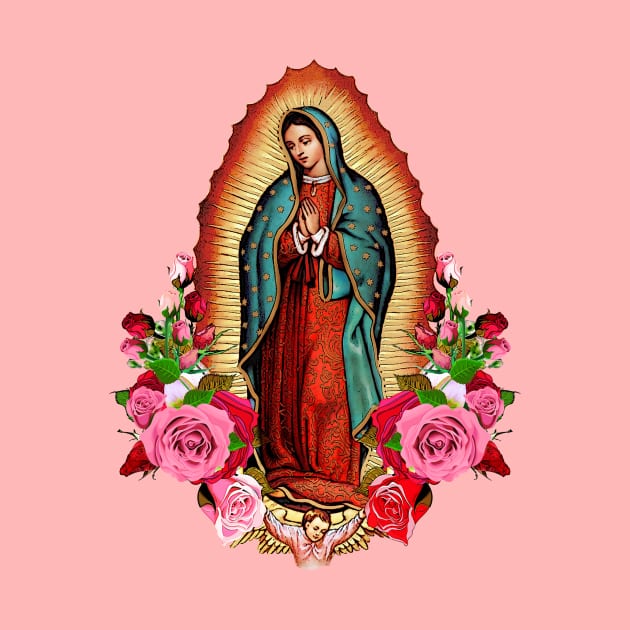 Our Lady of Guadalupe Virgin Mary by Cabezon