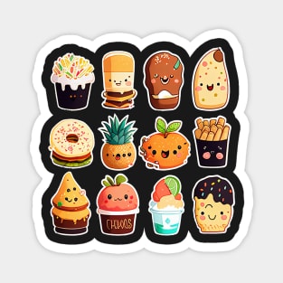 #5 Cute happy food dessert sticker pack Magnet